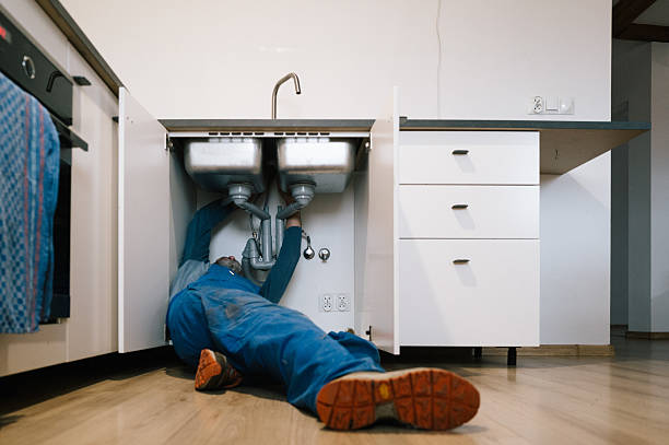 Professional Leak Detection technician working in Fiskdale, MA